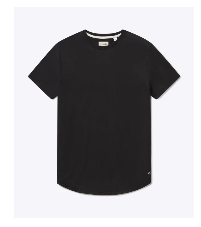 Featherlight Pima Tee - Black