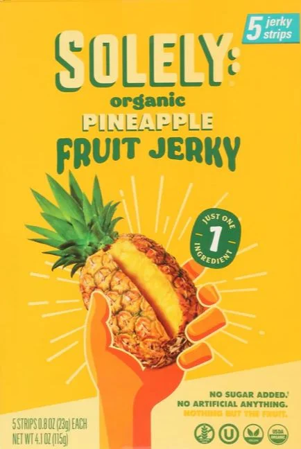 Image of Solely Organic Pineapple Fruit Jerky (5 CT)