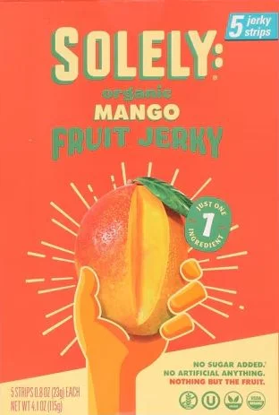 Image of Solely Organic Mango Fruit Jerky (5 CT)