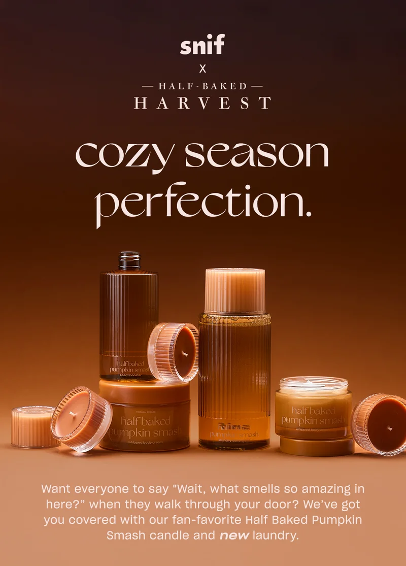 Want everyone to say "Wait, what smells so amazing in here?” when they walk through your door? We’ve got you covered with our fan-favorite Half Baked Pumpkin Smash candle and (new!) laundry.