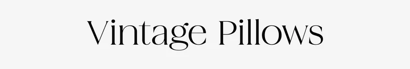 Shop Vintage Pillows