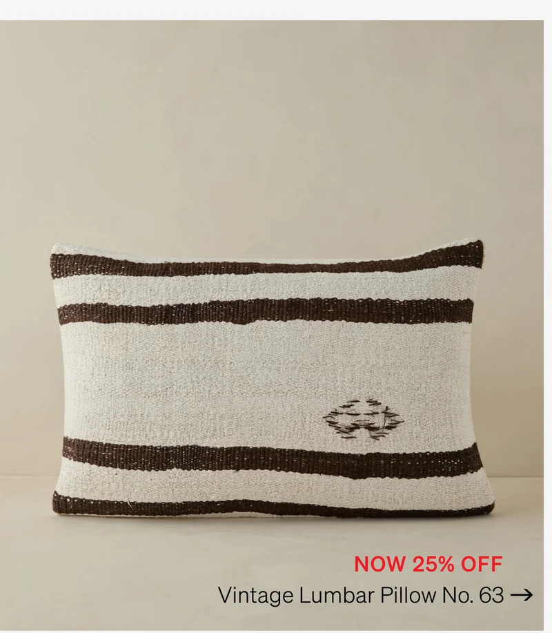Shop Vintage Pillow No. 63