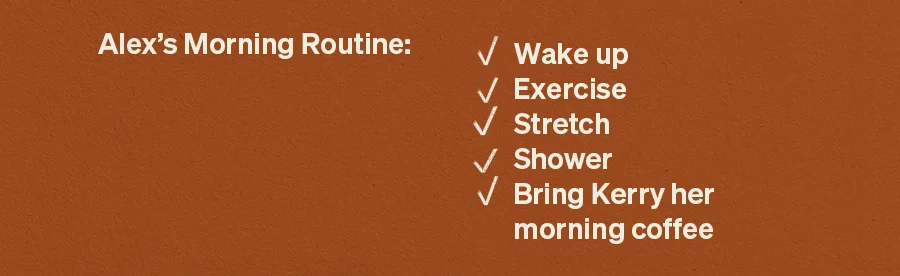 Alex's Morning Routine