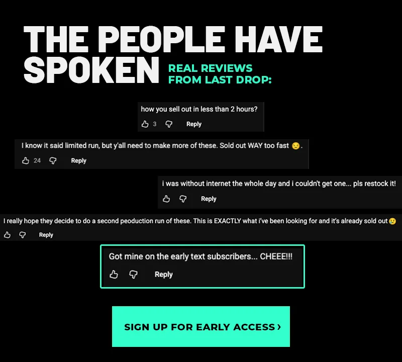 The People have Spoken. Real Reviews from last drop.