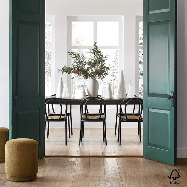 keep your dining room flexible with extendable tables