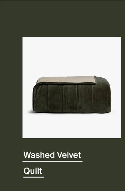 Shop Washed Velvet Quilt
