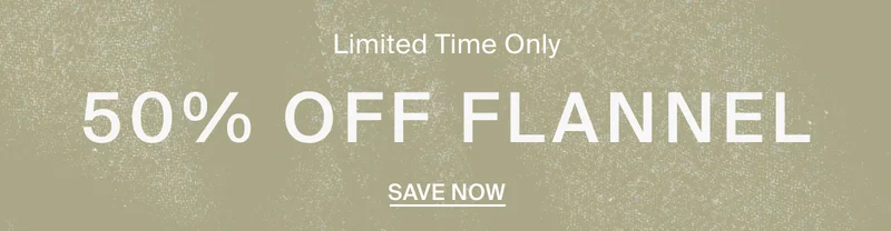 Save 50% on Flannel Bedding