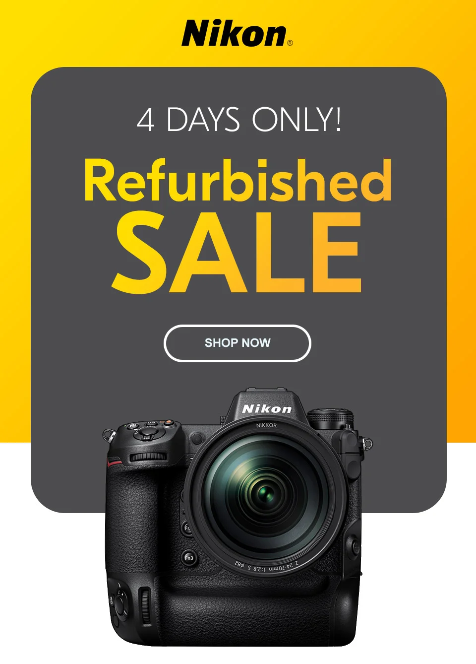 Nikon | 4 Days Only! | Refurbished Sale! | Z 9