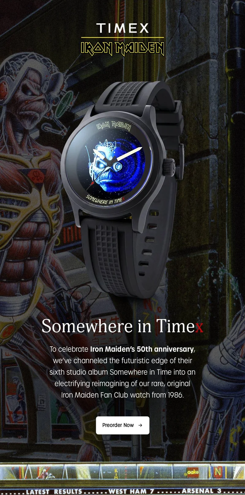 Preorder Now (Iron Maiden) - Timex