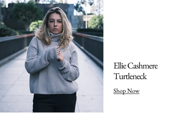 Ellie Chunky Cashmere Turtleneck