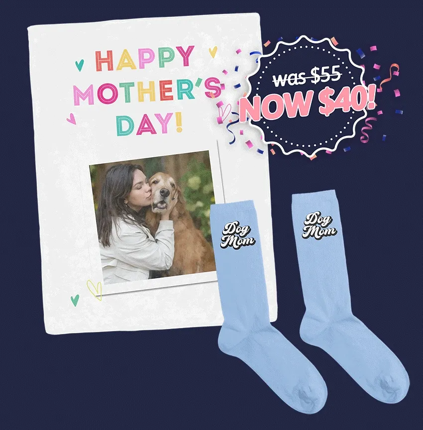 Blanket and socks bundle. Was $55. NOW $40