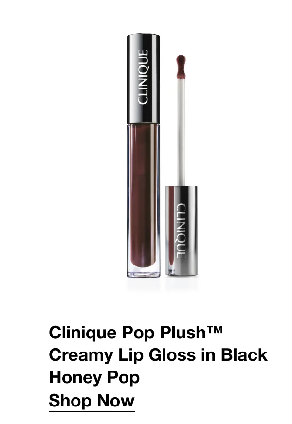 Clinique Pop Plush™ Creamy Lip Gloss in Black Honey Pop | Shop Now