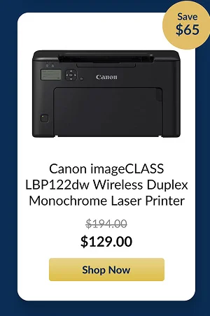 Canon imageCLASS LBP122dw Wireless Duplex Monochrome Laser Printer
