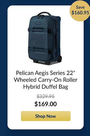 Pelican Aegis Series 22inches Wheeled Carry-On Roller Hybrid Duffel Bag