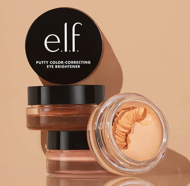 Putty color correcting eye brightener
