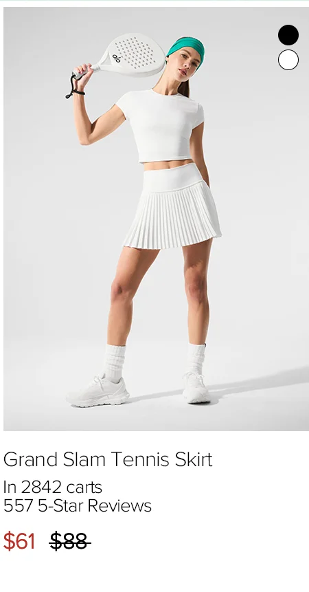 Grand Slam Tennis Skirt. In 2842 carts. 557 5 Star Reviews