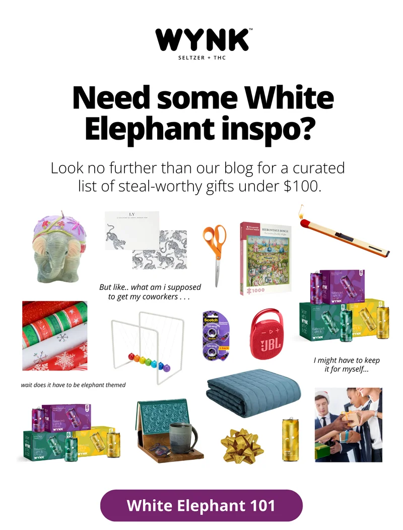 Check our white elephant selections