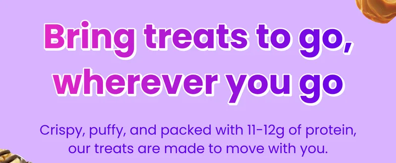 Bring treats to go, wherever you go