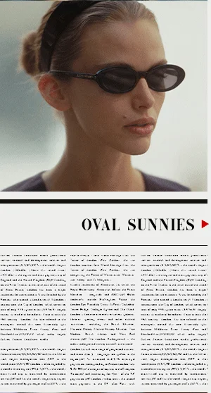 oval sunnies