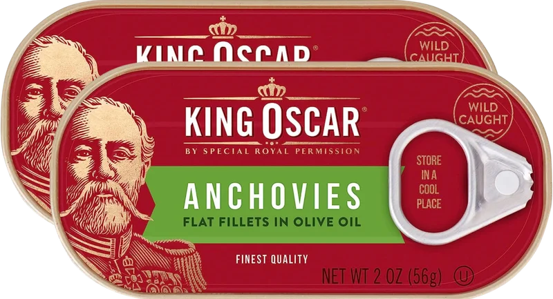 Image of King Oscar Anchovies in Olive Oil (2 Pack)