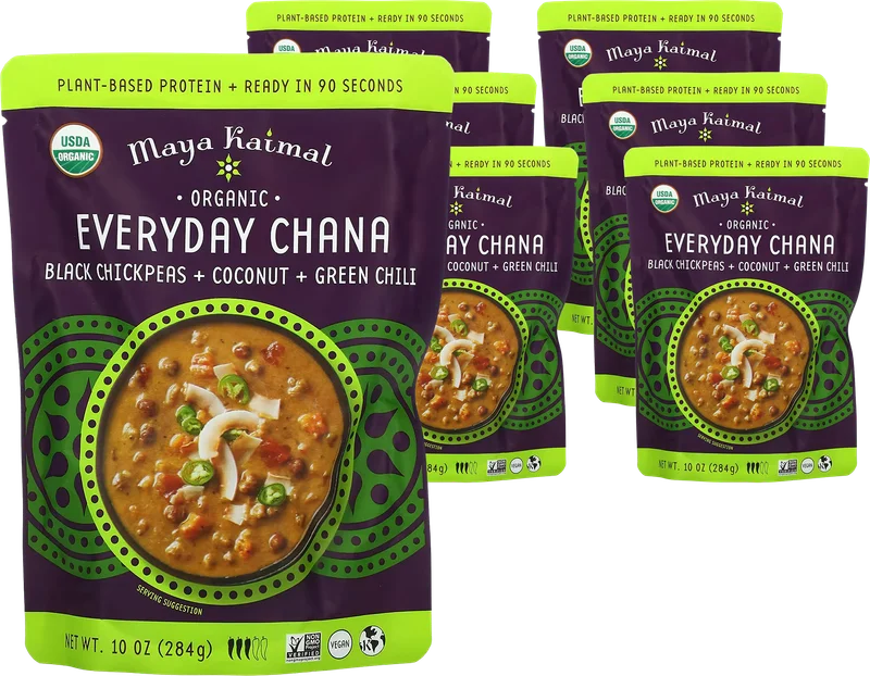 Image of LOW INVENTORY!<br>Maya Kaimal Everyday Chana with Coconut + Green Chili (6 Pack)