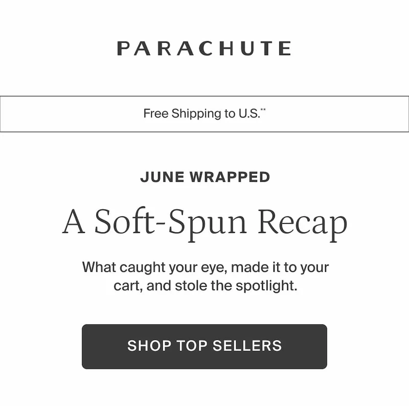 A soft spun recap. Shop top sellers.