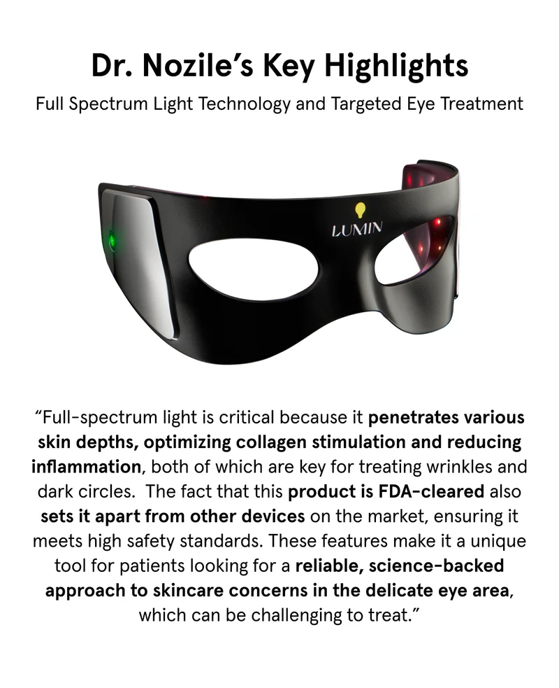 Key Highlights: Full Spectrum Light Technology and Targeted Eye Treatment