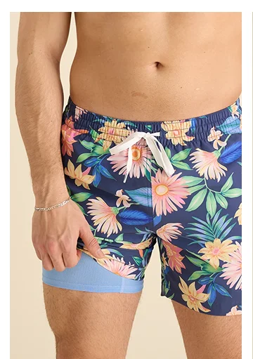 Lined Classic Swim Trunk: The Big Bloomers 7"