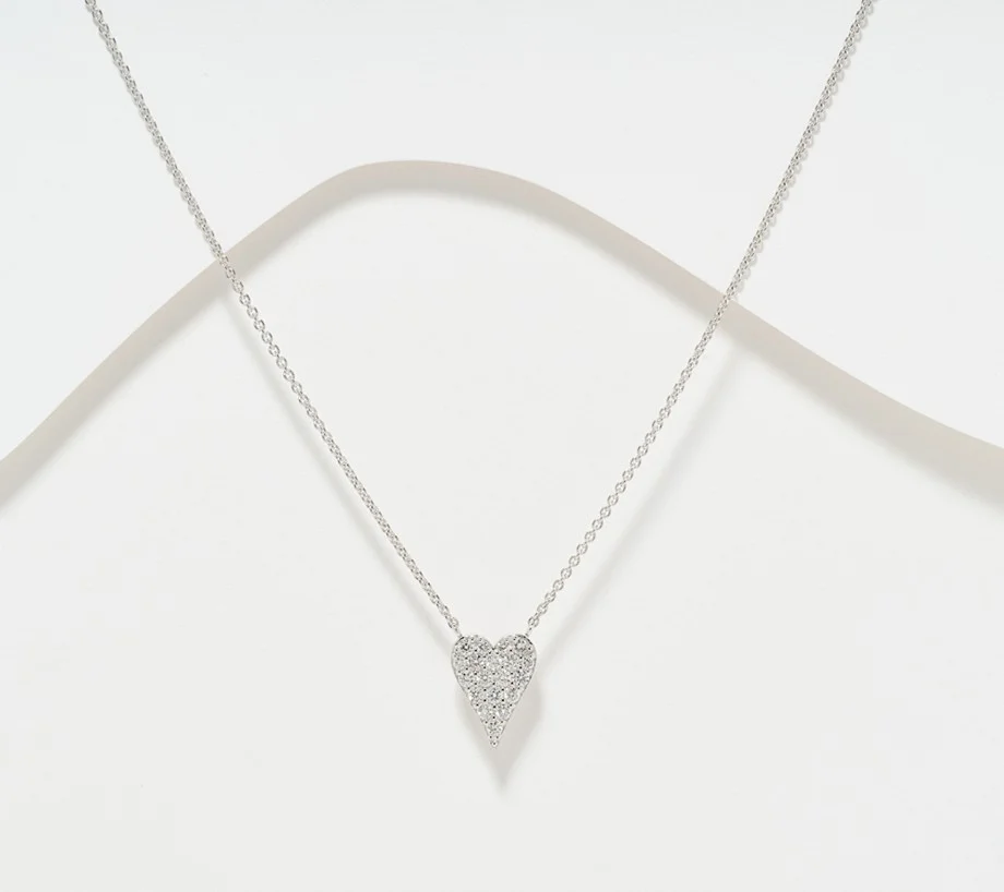 JEN by Jennifer Miller Lab Grown Diamond 0.50ct Heart Necklace