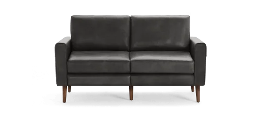 Block Nomad Leather Loveseat