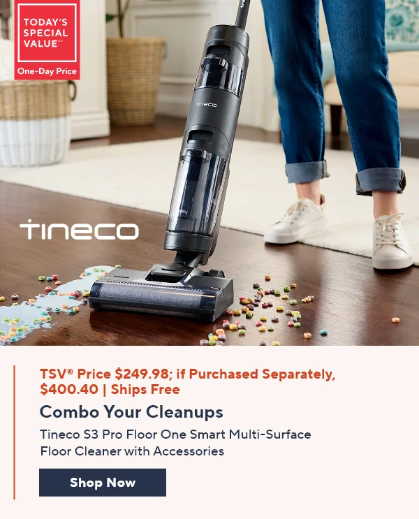 Tineco S3 Pro Floor 1 Smart Multi-Surface FloorCleaner w/Acces