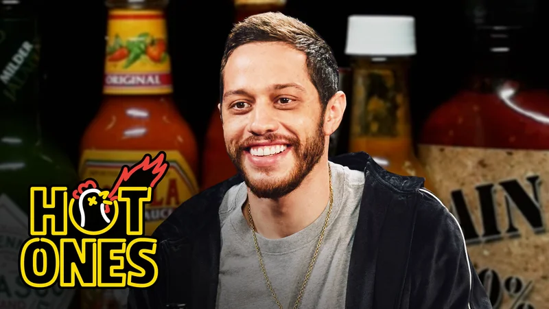 Pete Davidson on Hot Ones.