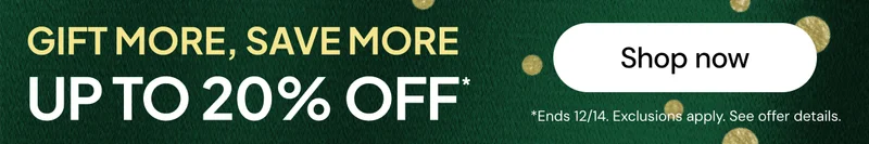 Up to 20% off