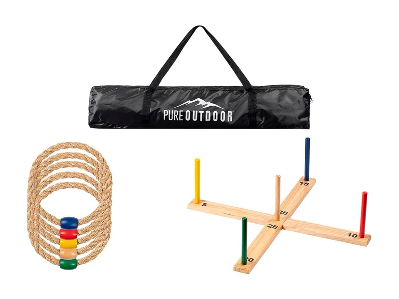 Pure Outdoor Large Ring Toss Game for Kids & Adults