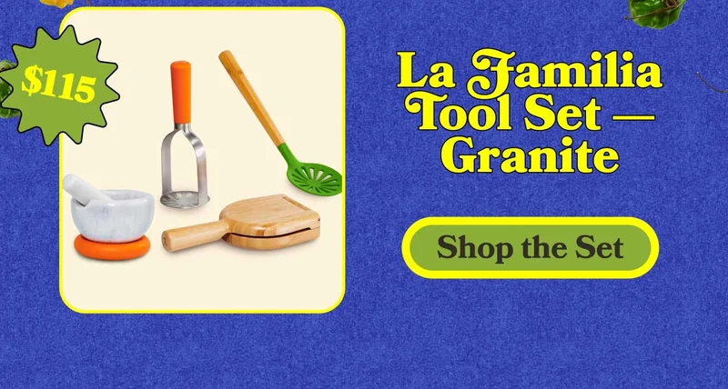 La Fammilia Tool Set - Granite at $115. SHOP THE SET
