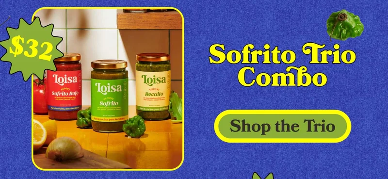Sofrito Trio Combo $32. SHOP THE TRIO