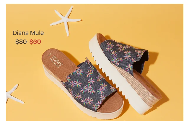 Diana Mule Wedge Sandal - Image