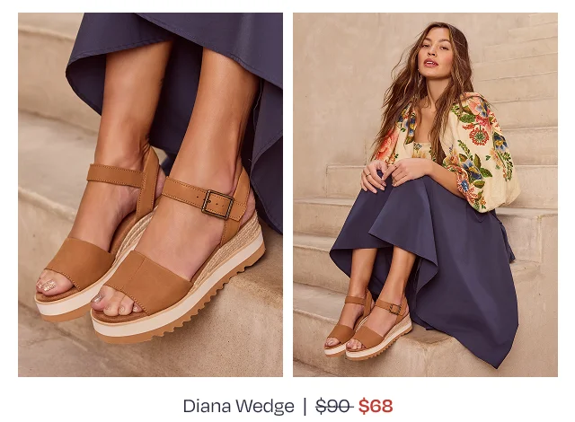Diana Wedge Sandal - Image