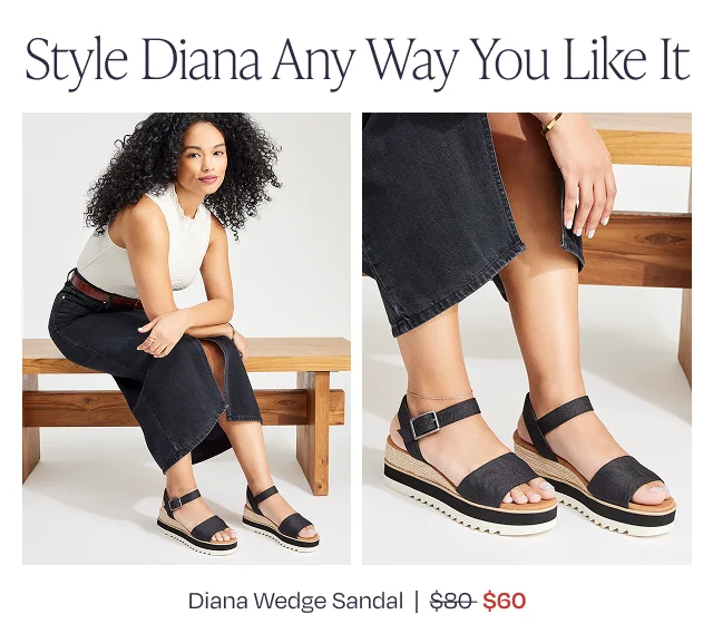 Diana Wedge Sandal - Image
