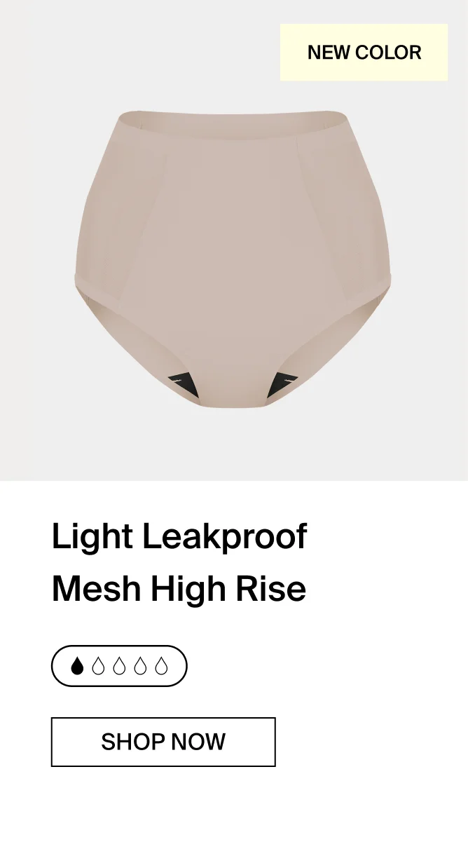 Light Leakproof Mesh High RIse