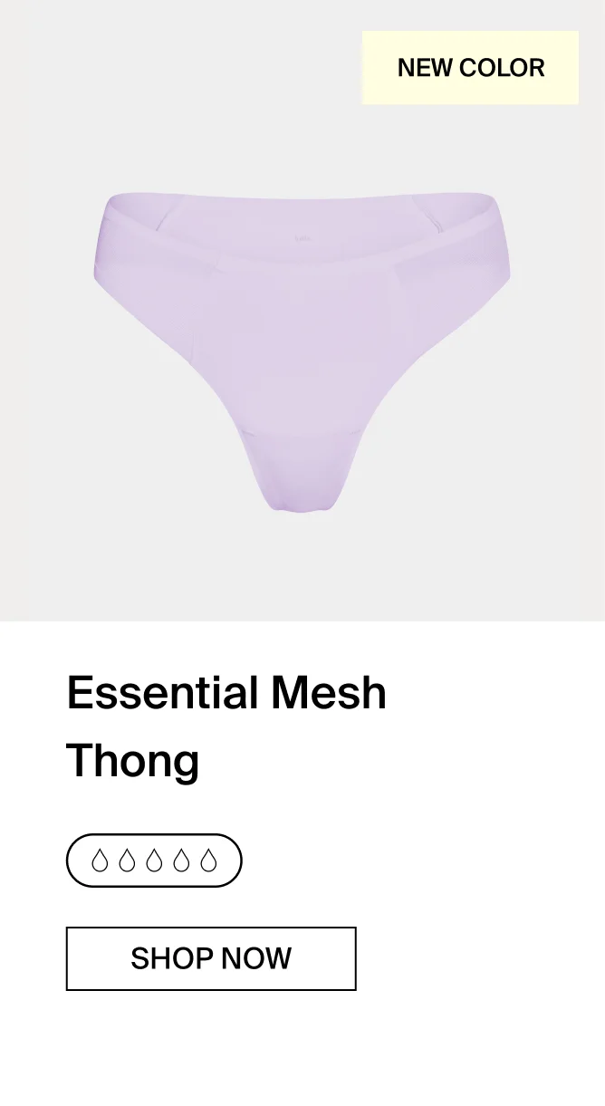 Essential Mesh Thong.
