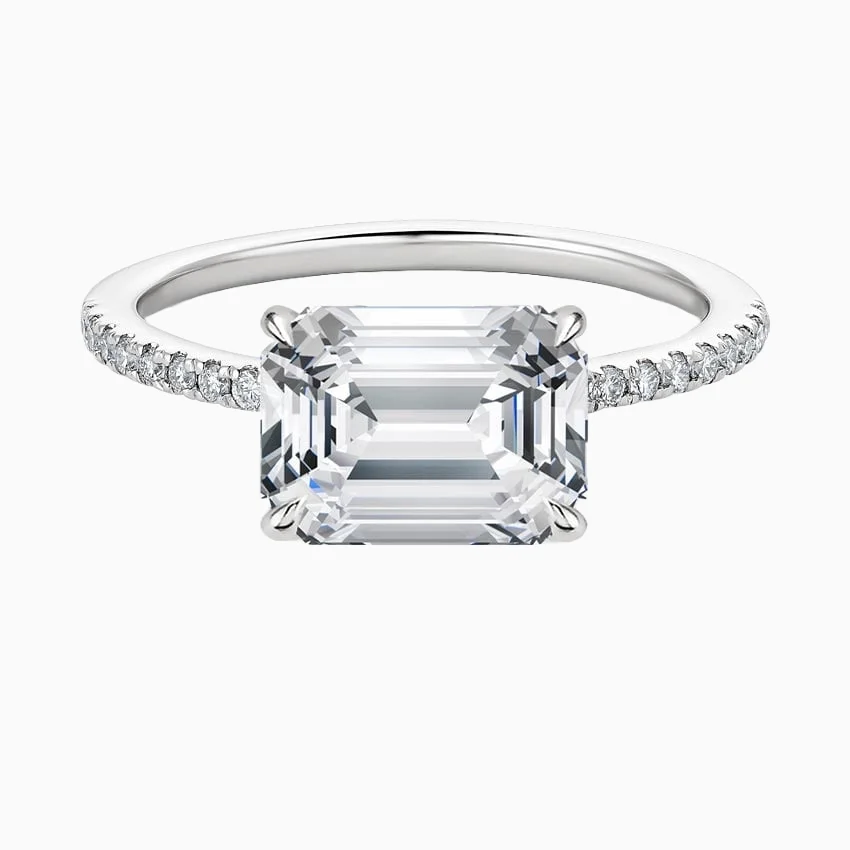 Ballad East-West Diamond Ring