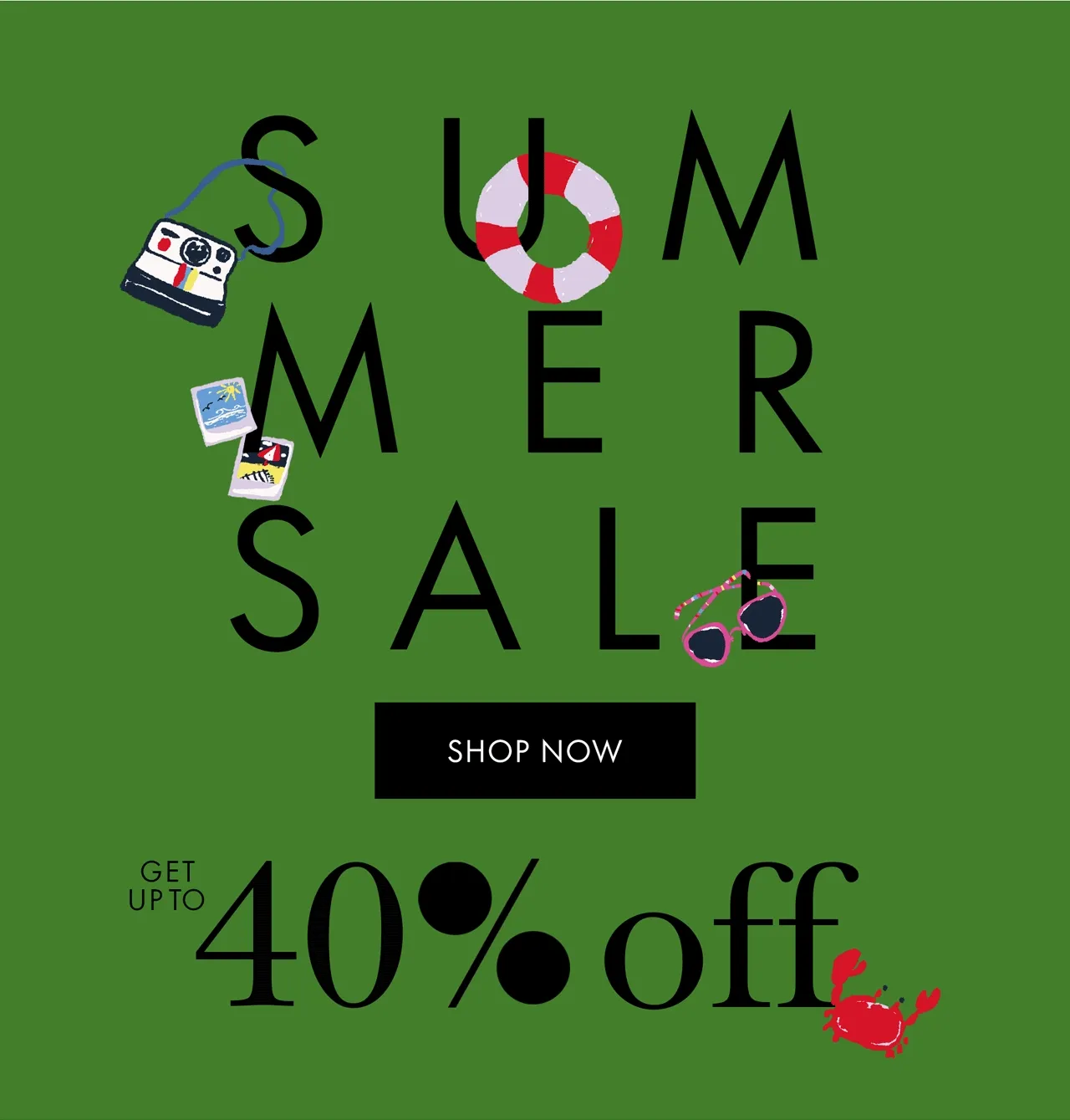 Get up to 40% off Shop Now