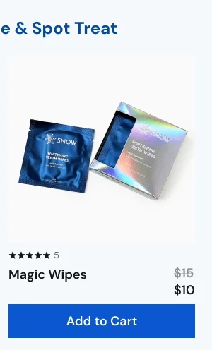 Shop Magic Teeth Whitening Wipes