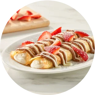 Cinnamon Bun Crepes