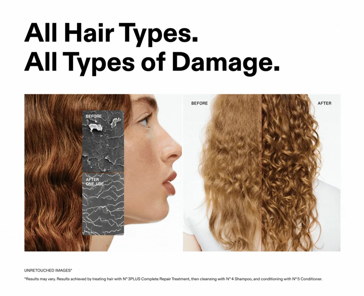 All Hair Types. All Types of Damage.