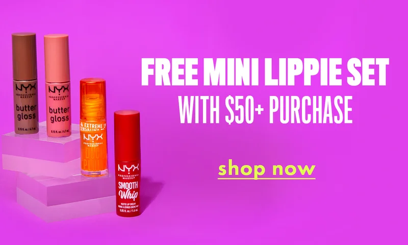 FREE MINI LIPPIE SET WITH $50+ PURCHASE