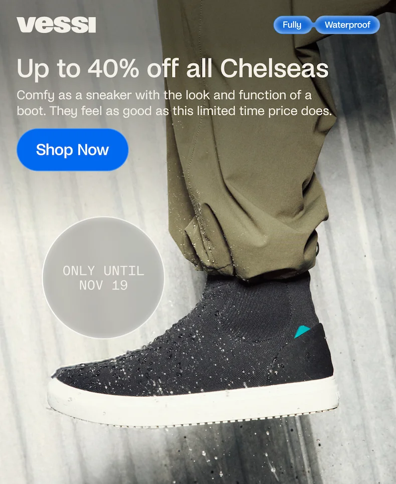 Up to 40% off all Chelseas