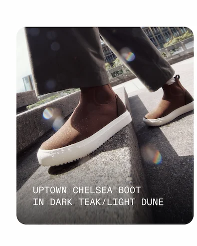 Uptown Chelsea Boot In Dark Teak/Light Dune