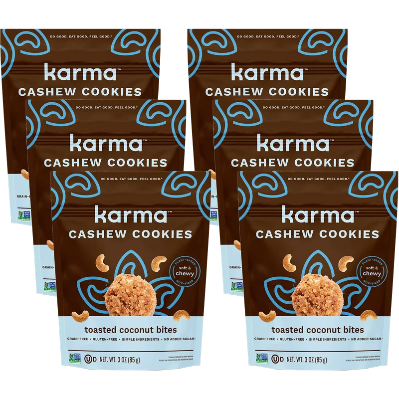 Image of Karma Nuts Toasted Coconut Cashew Cookie Bites
